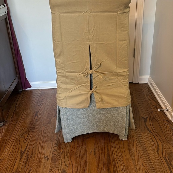 Tan Dining Room Chair Cover - have two (2) - Picture 2 of 4